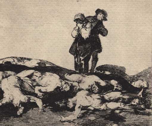 Goya's disasters of war : Art : Drawings : Peninsular war : Horror