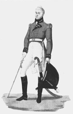 uniforms british napoleonic officer military 25th borderers foot king own wars napoleonguide