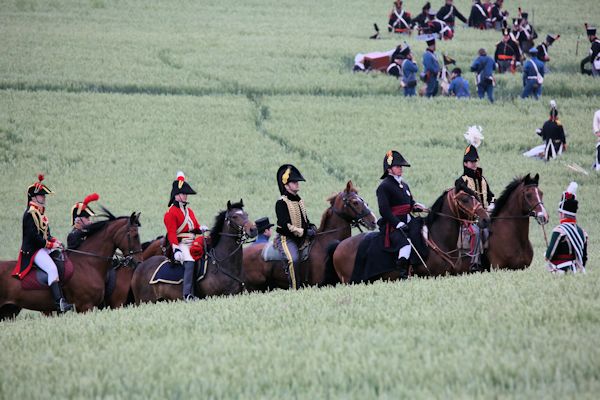 Re-enactment Battle of Waterloo 200th anniversary