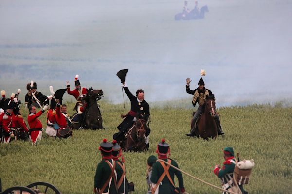 Re-enactment Battle of Waterloo 200th anniversary