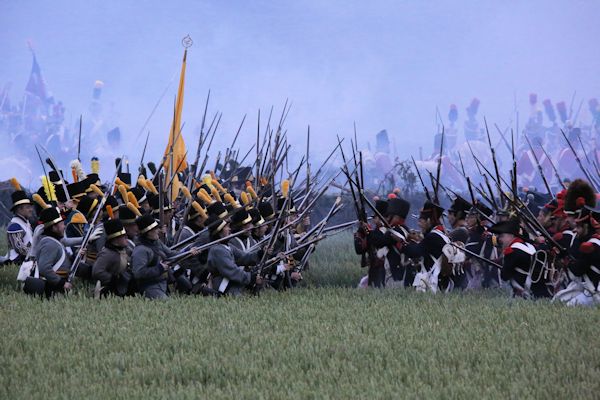 Re-enactment Battle of Waterloo 200th anniversary