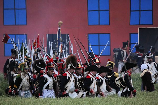 Re-enactment Battle of Waterloo 200th anniversary