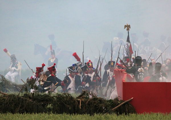 Re-enactment Battle of Waterloo 200th anniversary
