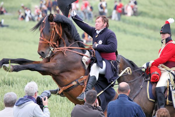 Re-enactment Battle of Waterloo 200th anniversary