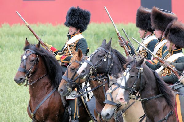 Re-enactment Battle of Waterloo 200th anniversary