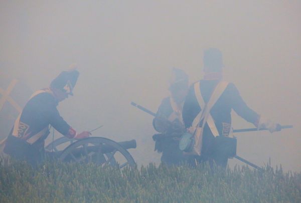 Re-enactment Battle of Waterloo 200th anniversary