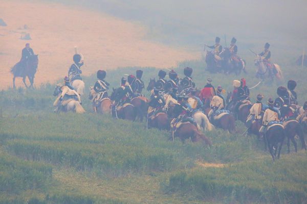 Re-enactment Battle of Waterloo 200th anniversary