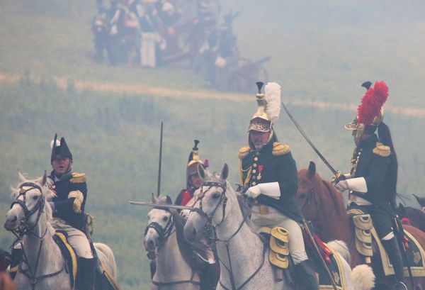 Re-enactment Battle of Waterloo 200th anniversary