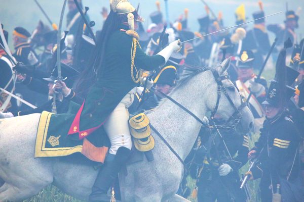 Re-enactment Battle of Waterloo 200th anniversary