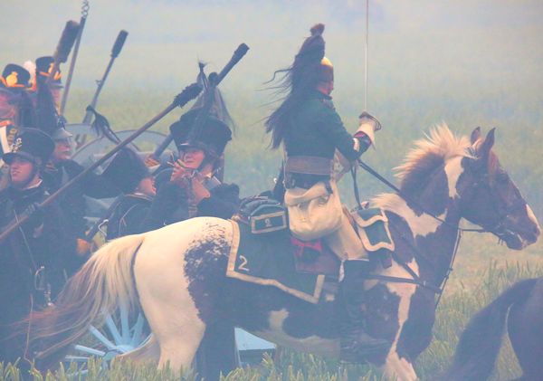 Re-enactment Battle of Waterloo 200th anniversary