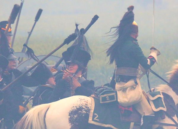 Re-enactment Battle of Waterloo 200th anniversary