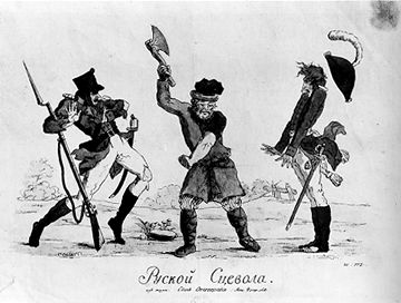 Napoleonic political cartoons